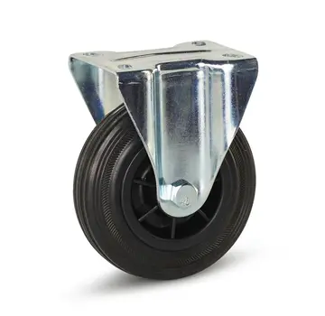 MESO Bockrolle aus Gummi 125mm - 90kg