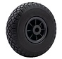 Trolley-Rad / Bolder Wagenrad 3.00-4 - Auslaufsicher (PU) Schwarz/Schwarz, Kapazität 125kg -