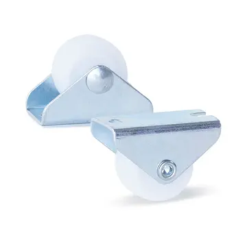 MESO Kleine weiße PP-Starrlaufrolle - 25mm - 35kg