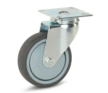 MESO Trolley-Lenkrolle mit Oberplatte - 100mm - 100kg