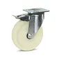 Schwerlast-Lenkrolle aus Nylon, gebremst mit Deckplatte - 200mm - 800kg