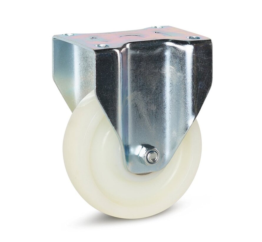 Schwerlast-Starrlaufrolle aus Nylon 150mm - 700kg