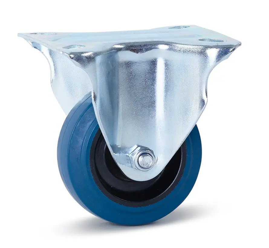 Blaue elastische Gummi-Starrrolle - 80mm - 100kg - Phase out - Phase out