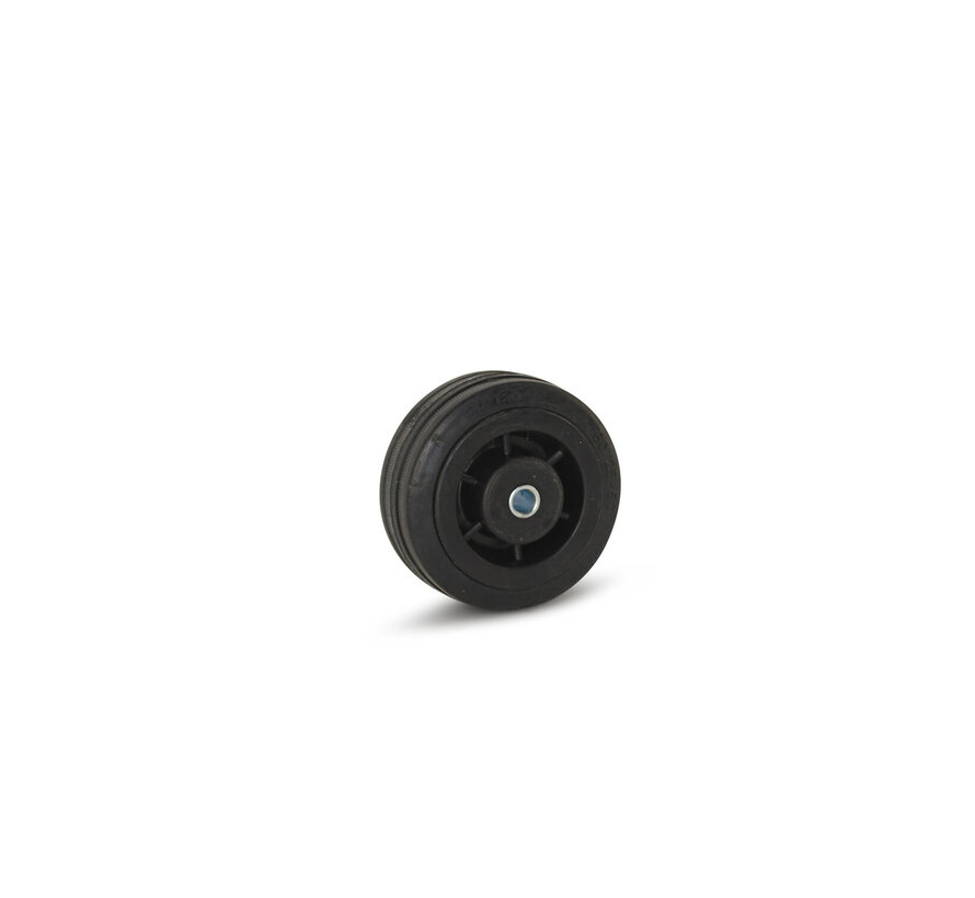 Gummirad - 80mm - 60kg - Auslaufmodell