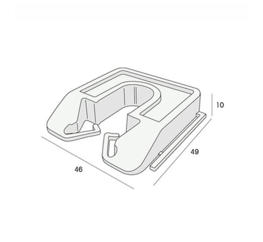 Milli-Max - Plaque de remplissage 10mm - Vert (40 pièces)