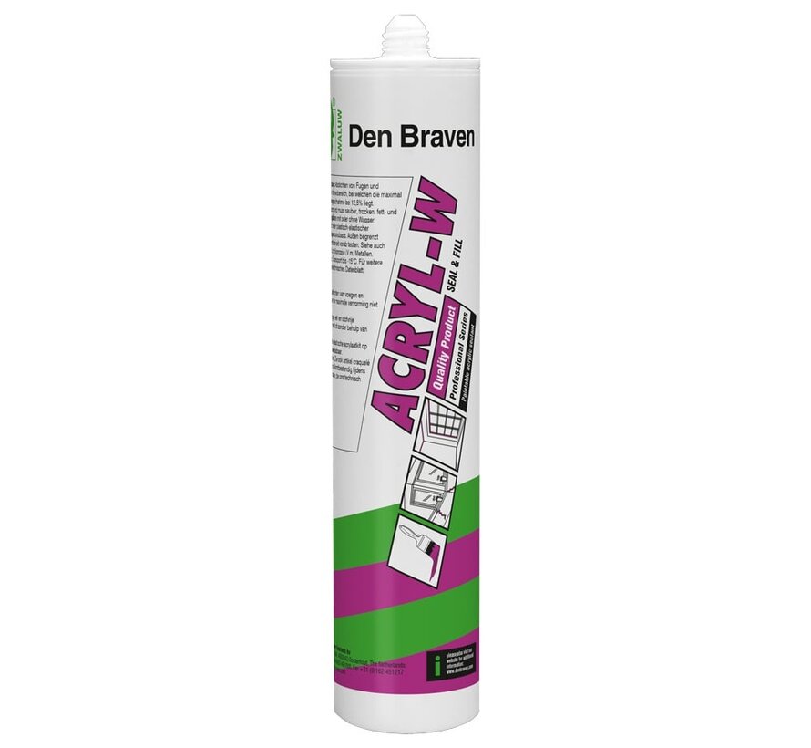 Zwaluw - Acrylic-w - sealant - Gris - 310ml