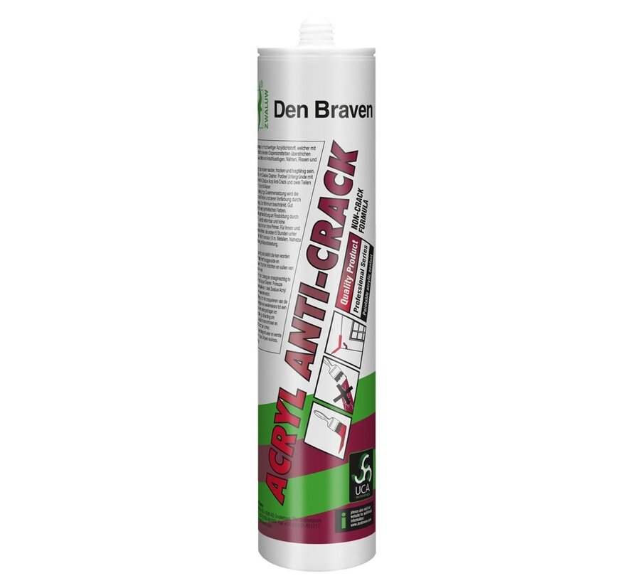 Zwaluw - Acrylique Anti-craque - Blanc - 310ml