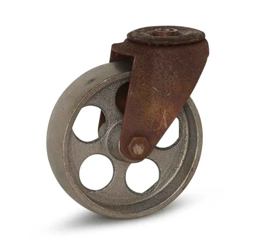 Roulette pivotante à oeil Vintage Retro Design 125 mm 100kg - RD5-S125