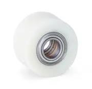MESO Rouleau de palette en nylon 80x50 - Diamètre d'alésage 25mm - Roulement à billes - Capacité de charge