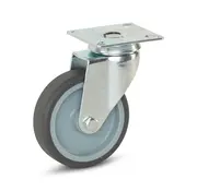 MESO Roulette pivotante pour meuble à platine 100 mm - 90 kg