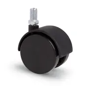 MESO Roulette de meuble 50 mm Nylon double dure avec boulon de fixation M10