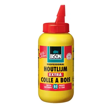 Bison Bison - Colle à bois Extra D3 résistante à l'eau - 250g