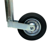 Roue jockey remorque et caravane sur jante acier 48mm