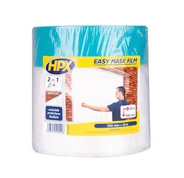 HPX Film de masquage facile Ruban adhésif en tissu - 550mm x 20m