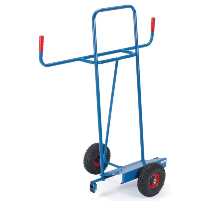 Fetra Chariot à plaques - PL 1 Caoutchouc plein 250 x 60 mm