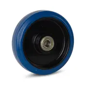 MESO Roue élastique en caoutchouc bleu 200mm - 350kg