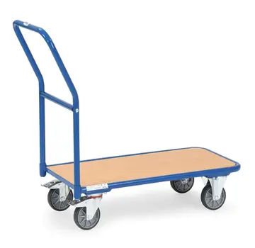 Fetra Chariot d'entrepôt Fetra, surface de chargement 850 x 450 mm - 250 kg