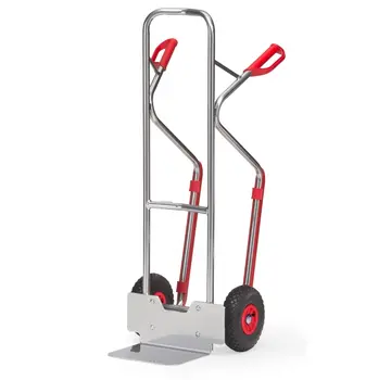 Fetra Fetra  Diable en aluminium à pneus gonflables 260 x 85 mm - 200 kg