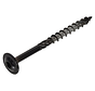Dynaplus - Vis Torx 40 à tête fraisée - 8 x 80mm - zingué - filetage partiel - noir (25 pièces)