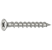 Heco Topix-Plus - acier inoxydable A2 Vis à charnière - Pozidrive tête fraisée plate - 4.5 x40mm - Filetage complet (500 pièces)