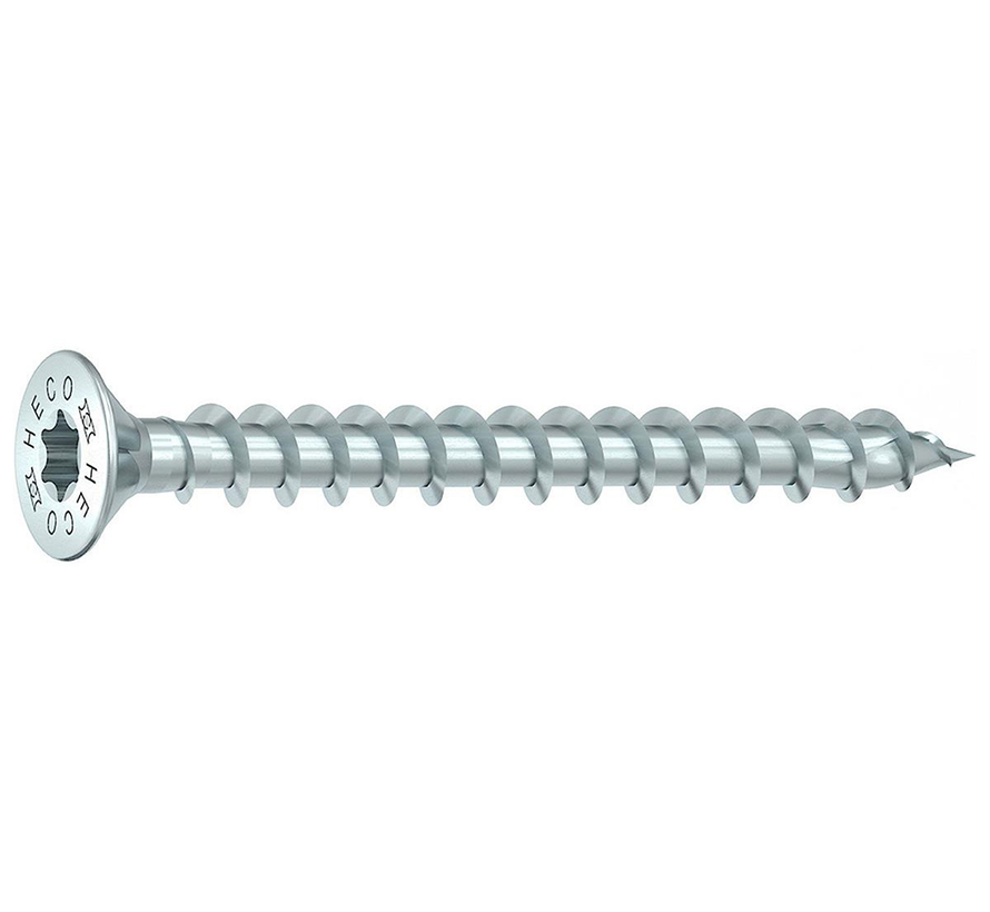 Heco Topix-Plus Screws - Hecodrive tête fraisée plate - 6x 70mm - fraisée (200 pièces)
