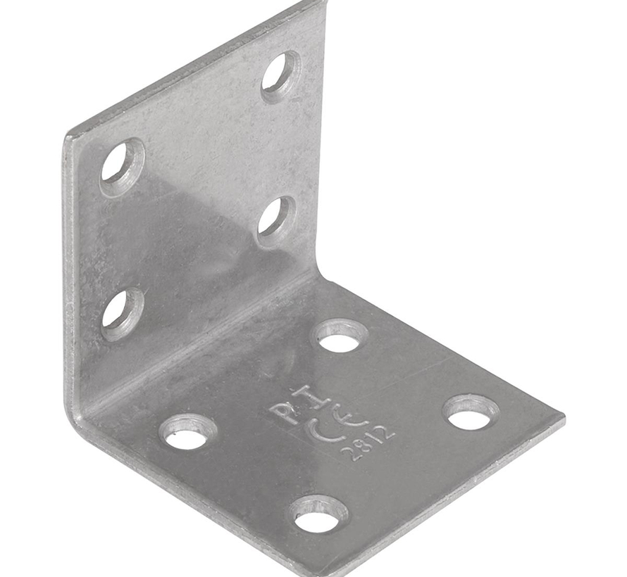 L bracket/L bracket sans vis - 40x40mm - acier inoxydable (6 pièces)s