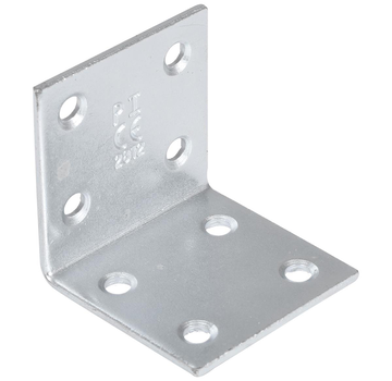 Starx Equerre L/Equerre sans vis - 40x40mm - Galvanisé (6 pièces)