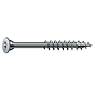 Spax - Vis de construction - Torx 20 Tête plate Discus - 5 x 77mm - Filetage partiel - WIROX (150 pièces)