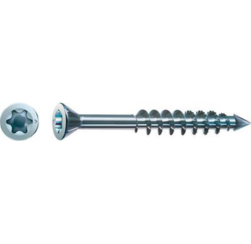 Spax-M - Vis MDF - Torx 20 tête plate - 4 x 45mm - filetage partiel - WIROX (200 pièces)