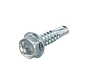Vis à tôle autoperceuse - Hexagonale DIN7504K - 3.5 x 19mm SW 5.5 - Plein filet - zinguée (200 pièces)