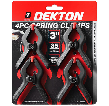 Dekton Dekton - Pinces à voile - Plastique - 75mm (4 pièces)