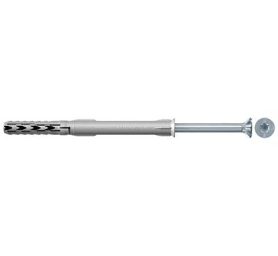 Fischer - S x R - Chevilles de construction/charpente - 10 x 80mm (50 pièces)