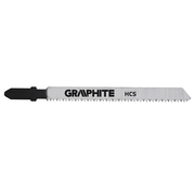 GRAPHITE Graphite - Lames de scie sauteuse - Pour stratifié (2 pièces)