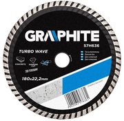 GRAPHITE Graphite - Turbo Wave - Roue diamantée - 180x22.2x6.0x2.8mm