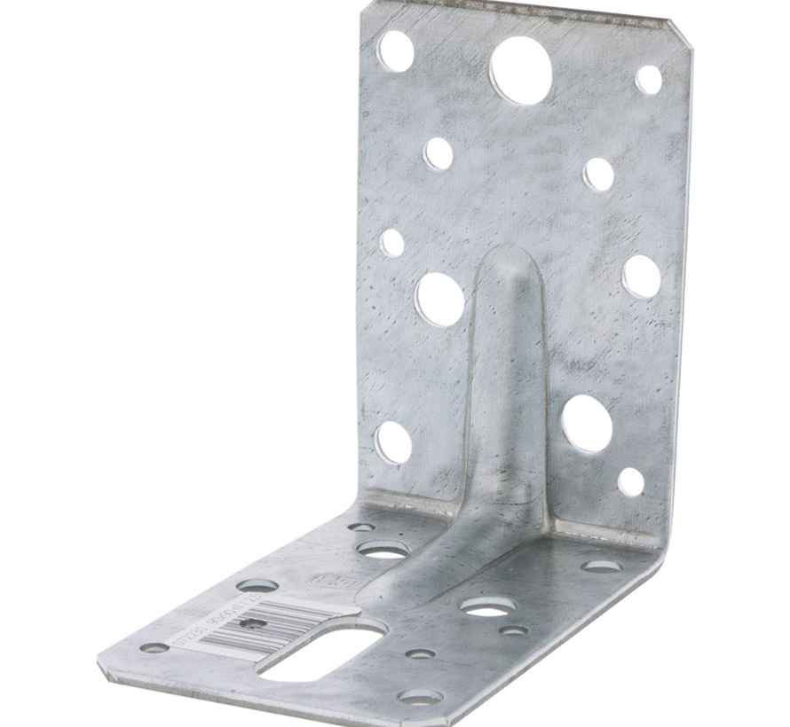 Ancrage d'angle/inclinaison - 90x90x60x2.5mm - Galvanisé