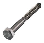 Boulons filetés en bois - DIN571 Hexagone - M8 x 35mm - acier inoxydable (100 pièces)