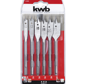 KWB Kwb - Set de forets rapides - 6 pièces 10-12-16-18-20-25mm