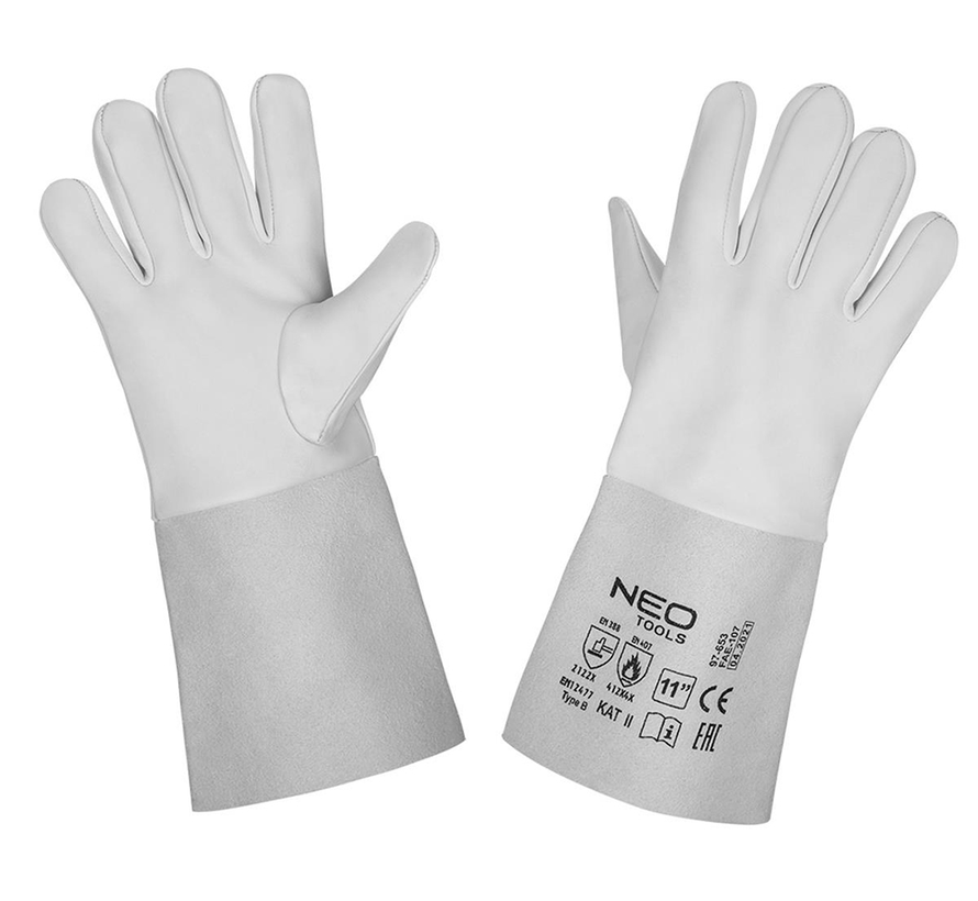 Neo - Gants de soudage - Cuir - Gris - M11