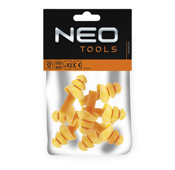 Neo - Bouchon d'oreille - 10 bouchons d'oreille en silicone 29 dB
