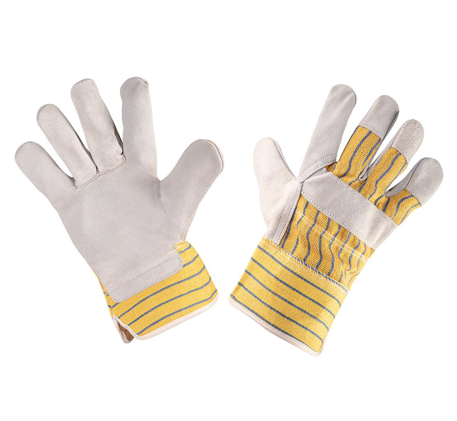 Neo - SEMI - Gants de travail - Cuir de vache - Gris - M10,5