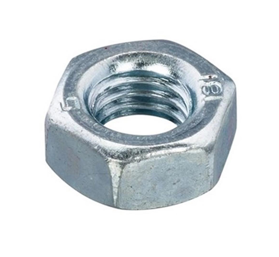 Ecrous hexagonaux - M6 - Classe 8 - DIN934 - Zingué (250 pièces)