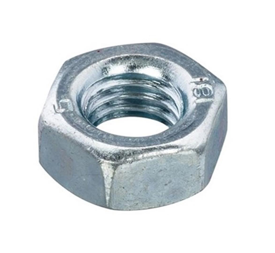 Ecrous hexagonaux - M8 - Classe 8 - DIN934 - Zingué (250 pièces)