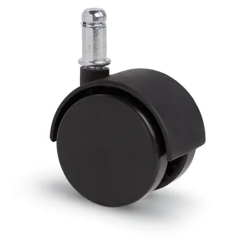 MESO Roue de meuble avec capuchon 50mm Nylon double dur avec goupille 11x22mm
