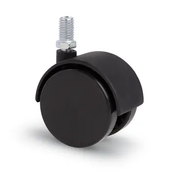 MESO Roue de meuble avec capuchon 50mm Nylon double boulon dur M10