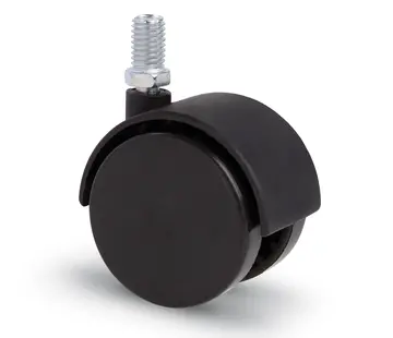 MESO Roue de meuble avec capuchon 40mm Nylon double boulon dur M8