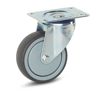 MESO Roulette d'équipement avec plaque supérieure - 100mm - 110kg