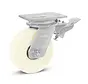 Roulette pivotante super lourde en nylon avec frein - 200mm - 2400 kg
