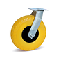 Roulette pivotante Pneu anti-fuite - Jante plastique - 260mm - 75kg