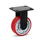Roulette fixe extra lourde en PU - 150mm - 1000kg