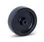 Roue de meuble noire - 75mm - 60kg